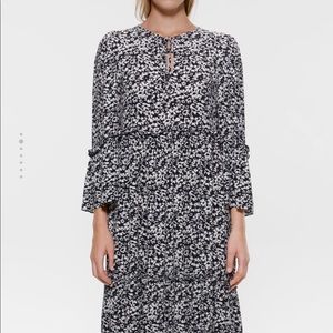 Printed midi Zara dress